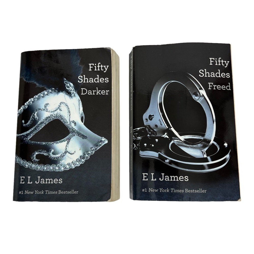 E.L. James Fiction Books/Novels Fifty Shades Series Book 2 & 3 Bundle of 2
